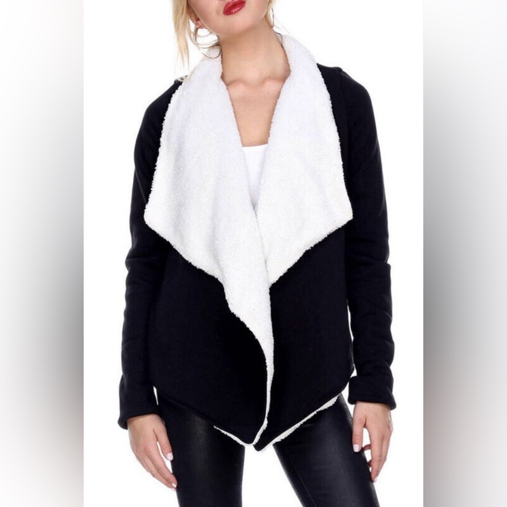Black Cartigan Jacket Coat